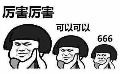 厉害厉害，可以可以，666