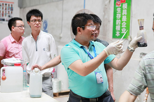 广州博皓玻璃钢模具制作培训班第五期测试演示篇